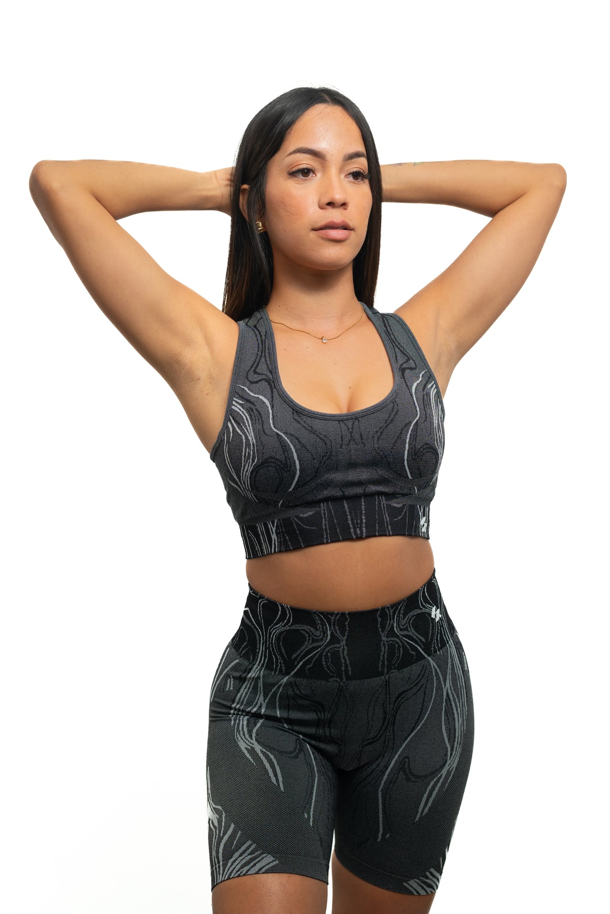 Aura Seamless Set – Black AOP