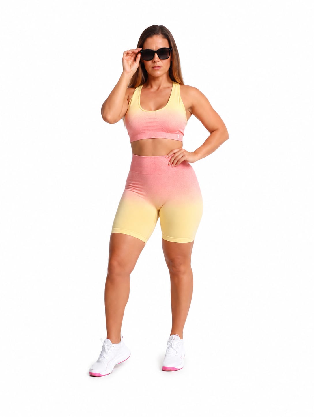 Aura Seamless Set – Orange Gradient