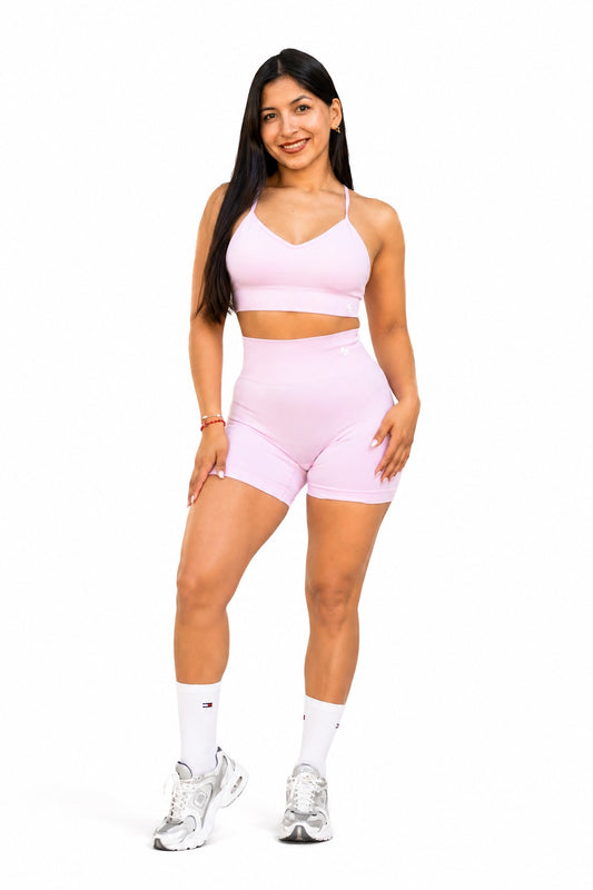 Nova Seamless Set – Solid Pink