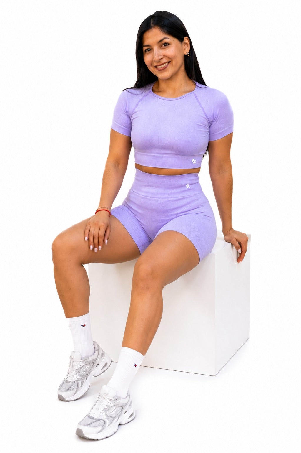 Aura Seamless Set – Solid Lavender
