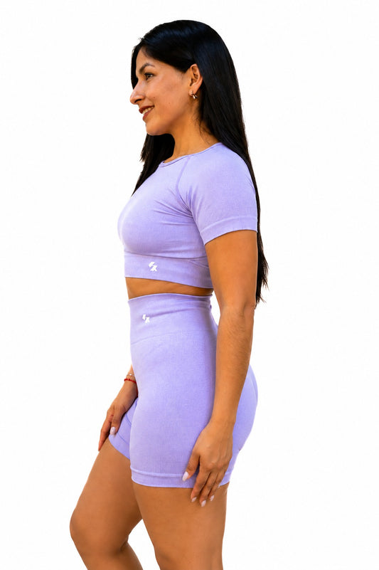 Aura Seamless Set – Solid Lavender