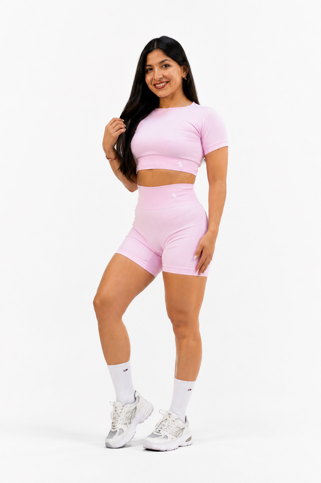 Aura Seamless Set – Solid Pink