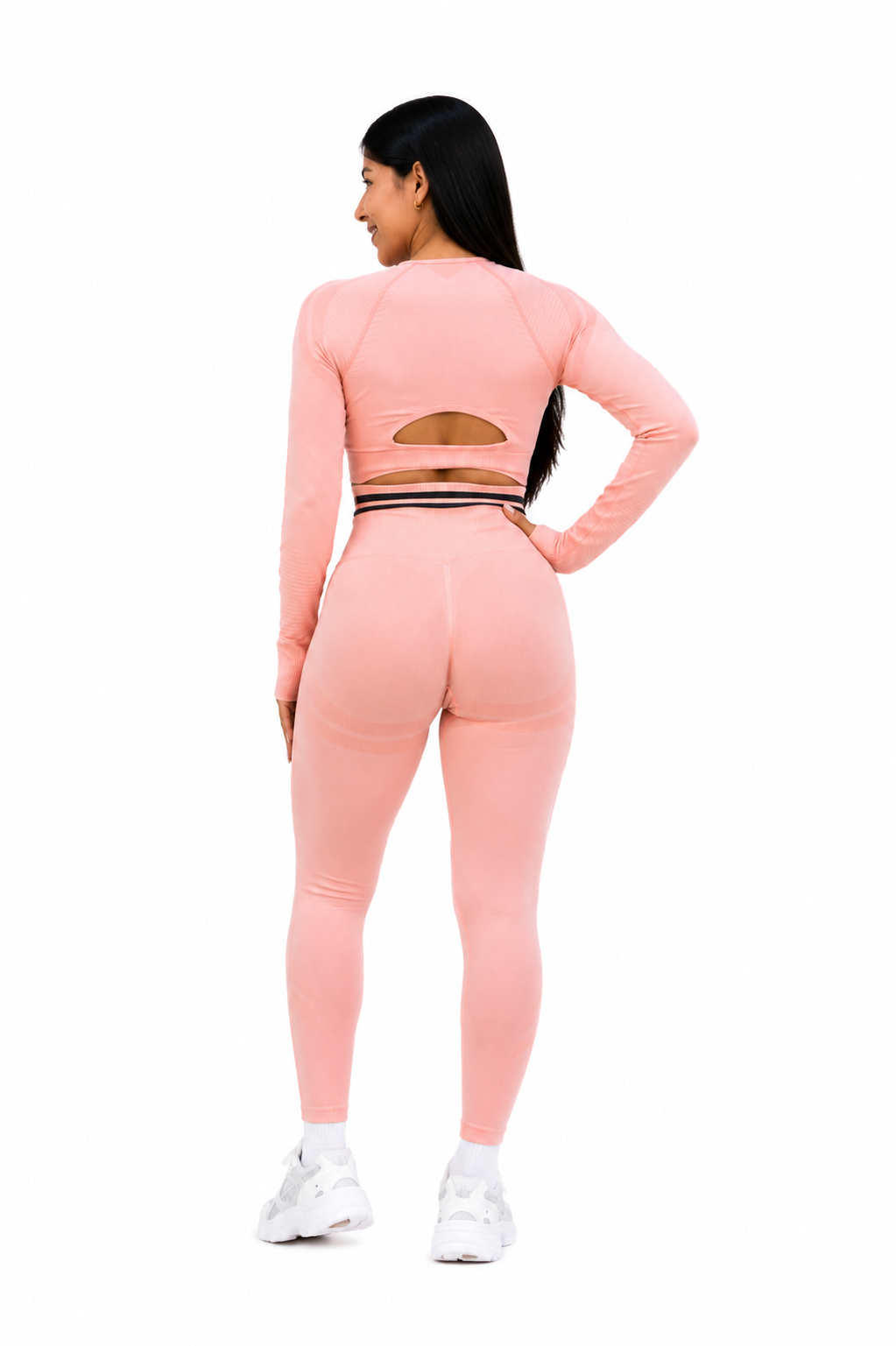 Aura Seamless Set – Peach Pink